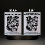 Waakbord Kant en klaar Terriërs & Teckel
