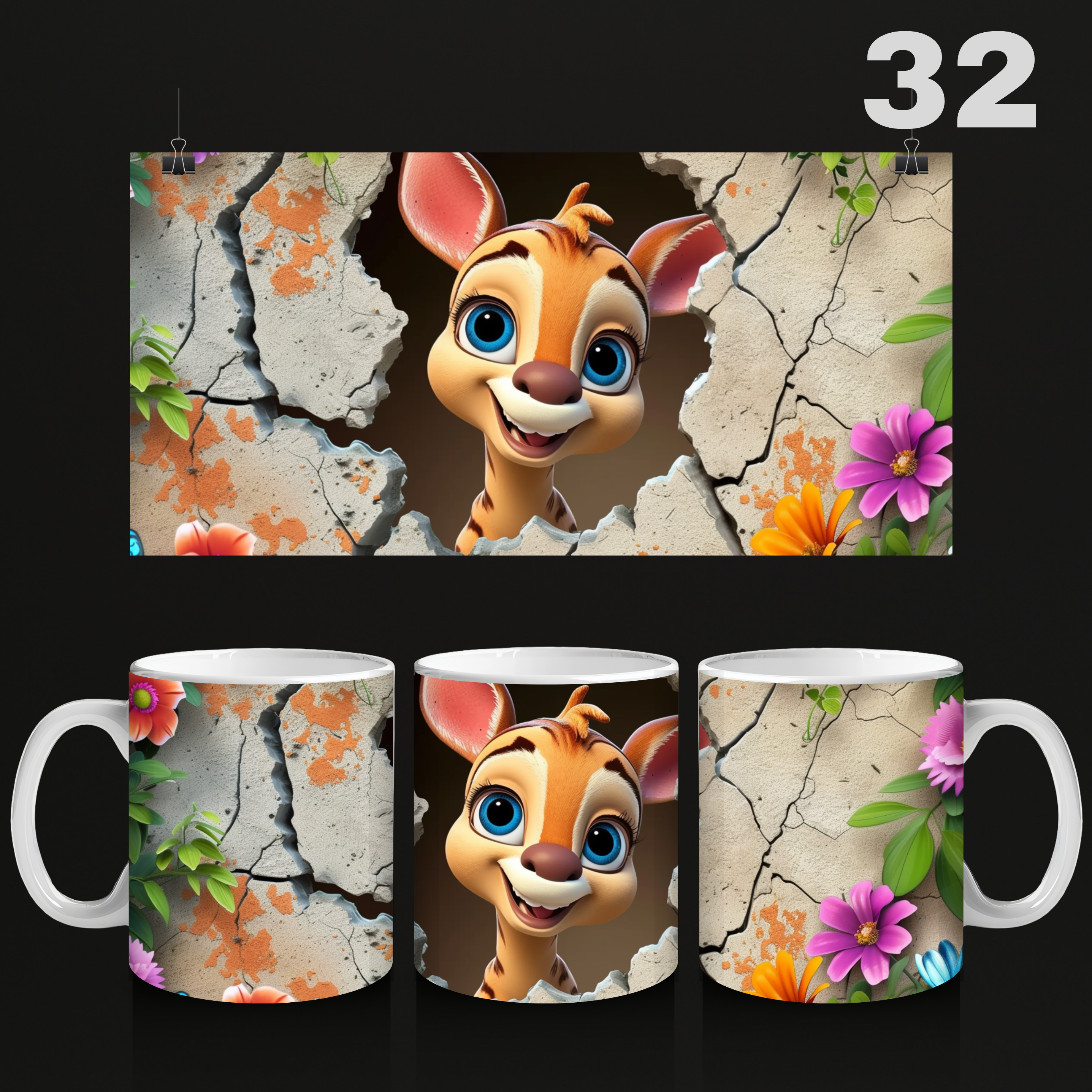 Mok Babydier Flowers