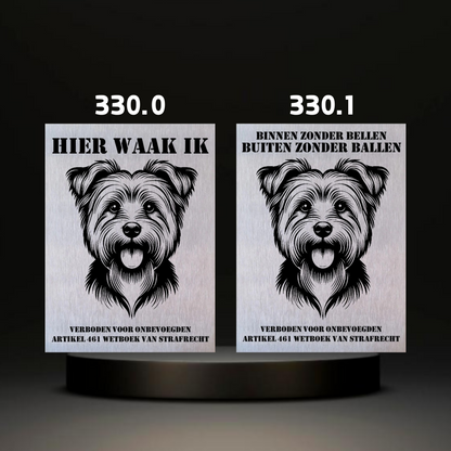 Waakbord Kant en klaar Terriërs & Teckel