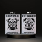 Waakbord Kant en klaar Bulldog & Bully & Boxer & Pittbull & Stafford