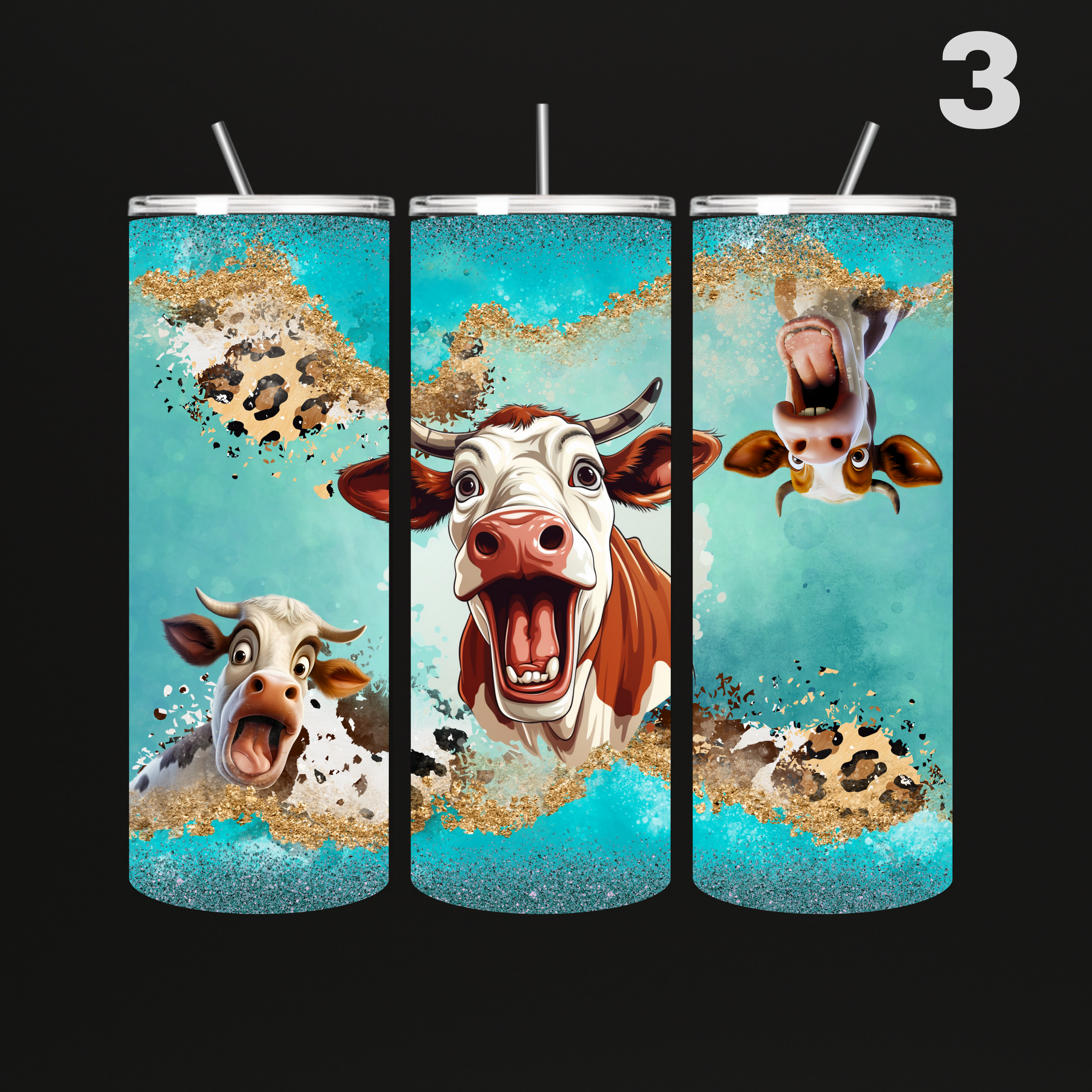 Tumbler Grappige Koe
