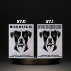 Waakbord Kant en klaar Bulldog & Bully & Boxer & Pittbull & Stafford