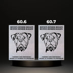 Waakbord Kant en klaar Bulldog & Bully & Boxer & Pittbull & Stafford