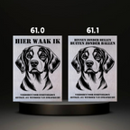 Waakbord Kant en klaar Doodle & Dalmatier & Beagle & Leopard & Chowchow