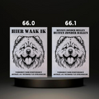 Waakbord Kant en klaar Doodle & Dalmatier & Beagle & Leopard & Chowchow
