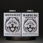 Warnshild Fertiges Design Doodle & Dalmatiner & Beagle & Leopard & Chowchow