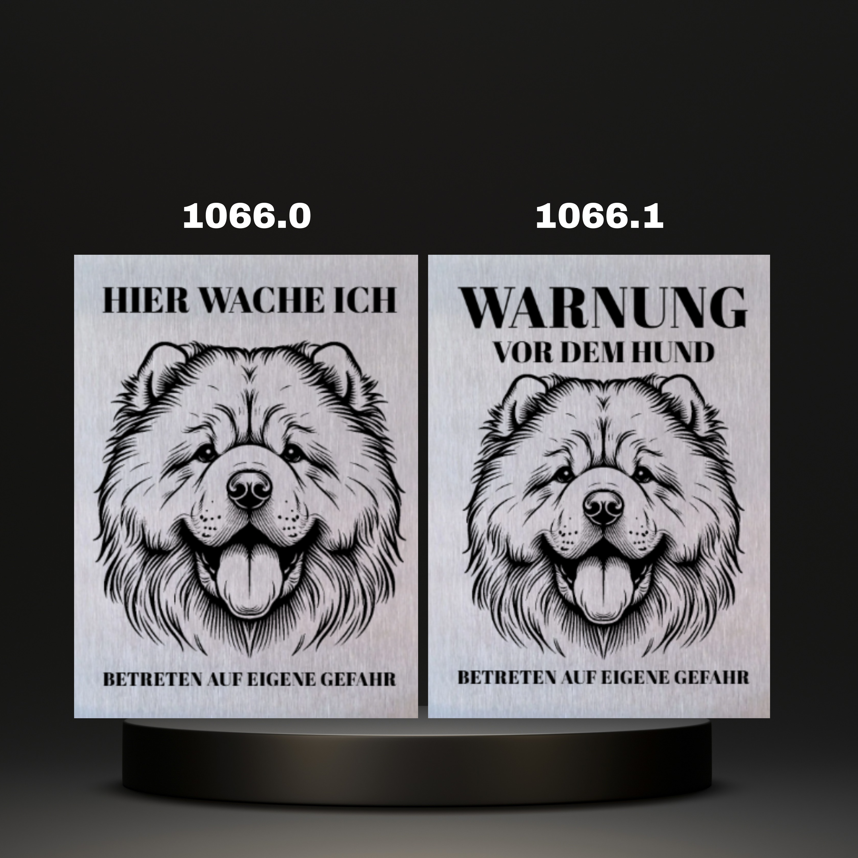 Warnshild Fertiges Design Doodle & Dalmatiner & Beagle & Leopard & Chowchow