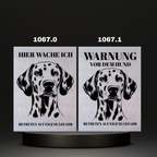 Warnshild Fertiges Design Doodle & Dalmatiner & Beagle & Leopard & Chowchow