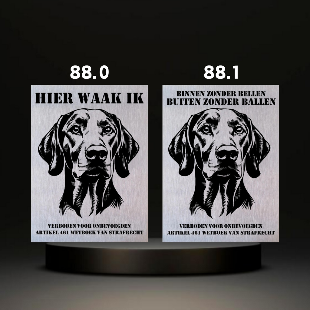 Waakbord Kant en klaar Eskimo & Spaniel & Fox & Basset