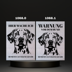 Warnshild Fertiges Design Doodle & Dalmatiner & Beagle & Leopard & Chowchow