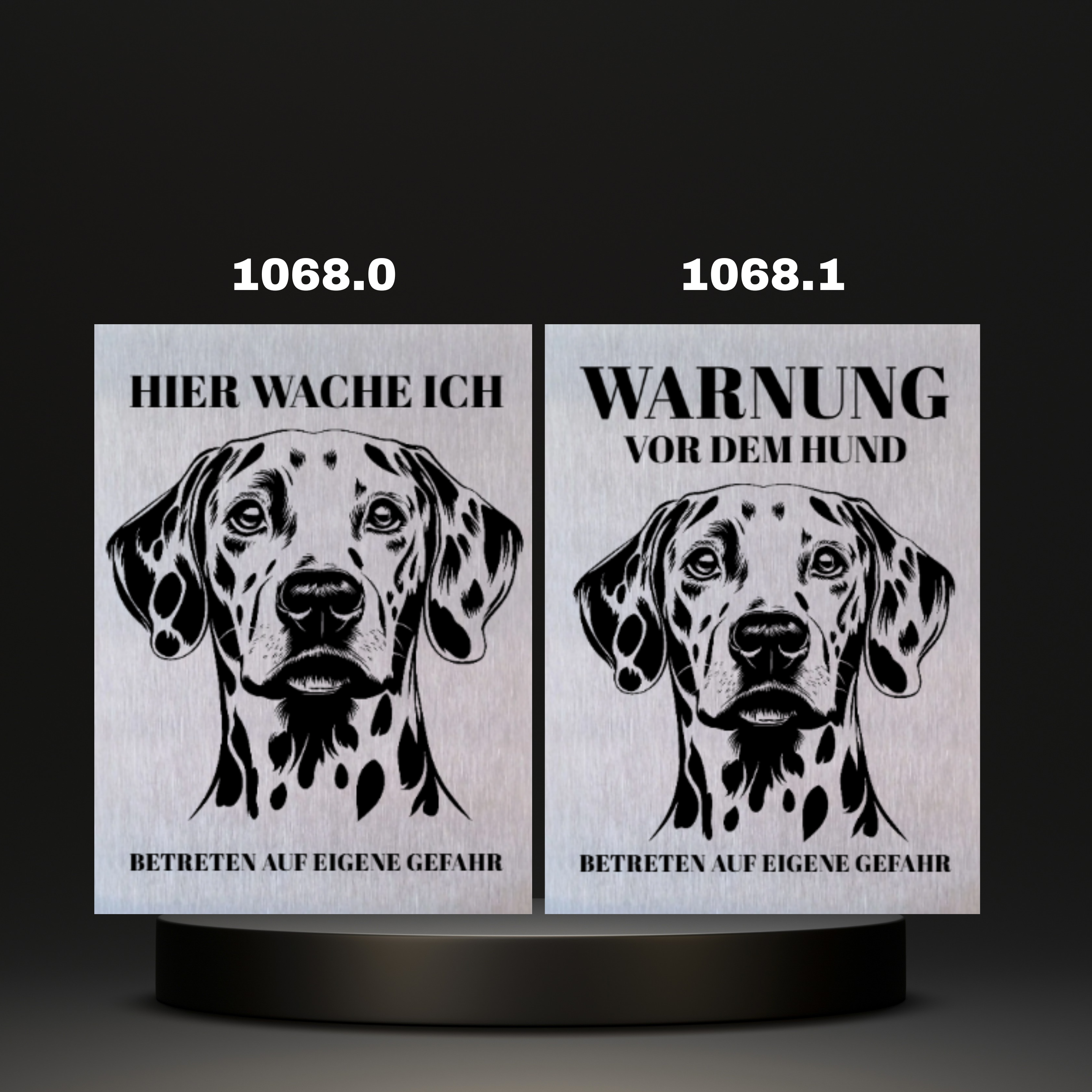 Warnshild Fertiges Design Doodle & Dalmatiner & Beagle & Leopard & Chowchow