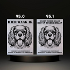 Waakbord Kant en klaar Eskimo & Spaniel & Fox & Basset