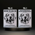 Waakbord Kant en klaar Eskimo & Spaniel & Fox & Basset