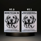 Waakbord Kant en klaar Eskimo & Spaniel & Fox & Basset