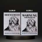 Warnshild Fertiges Design Schäferhund & Collie