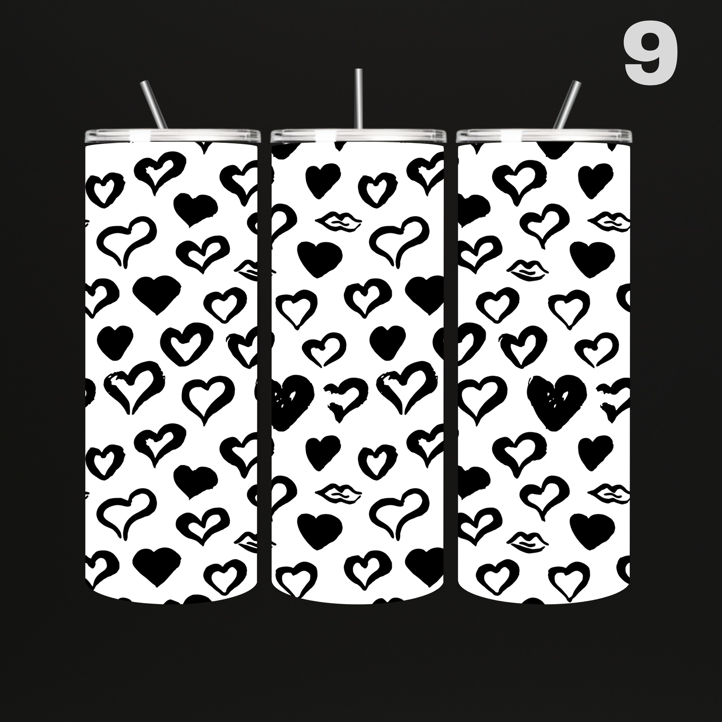 Tumblers Hartjes