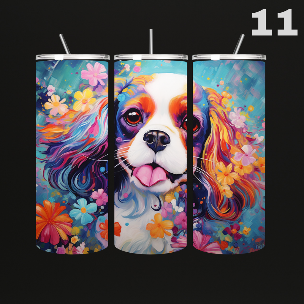 Tumbler Hond Aquarel