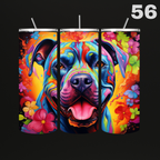 Tumbler Hond Aquarel