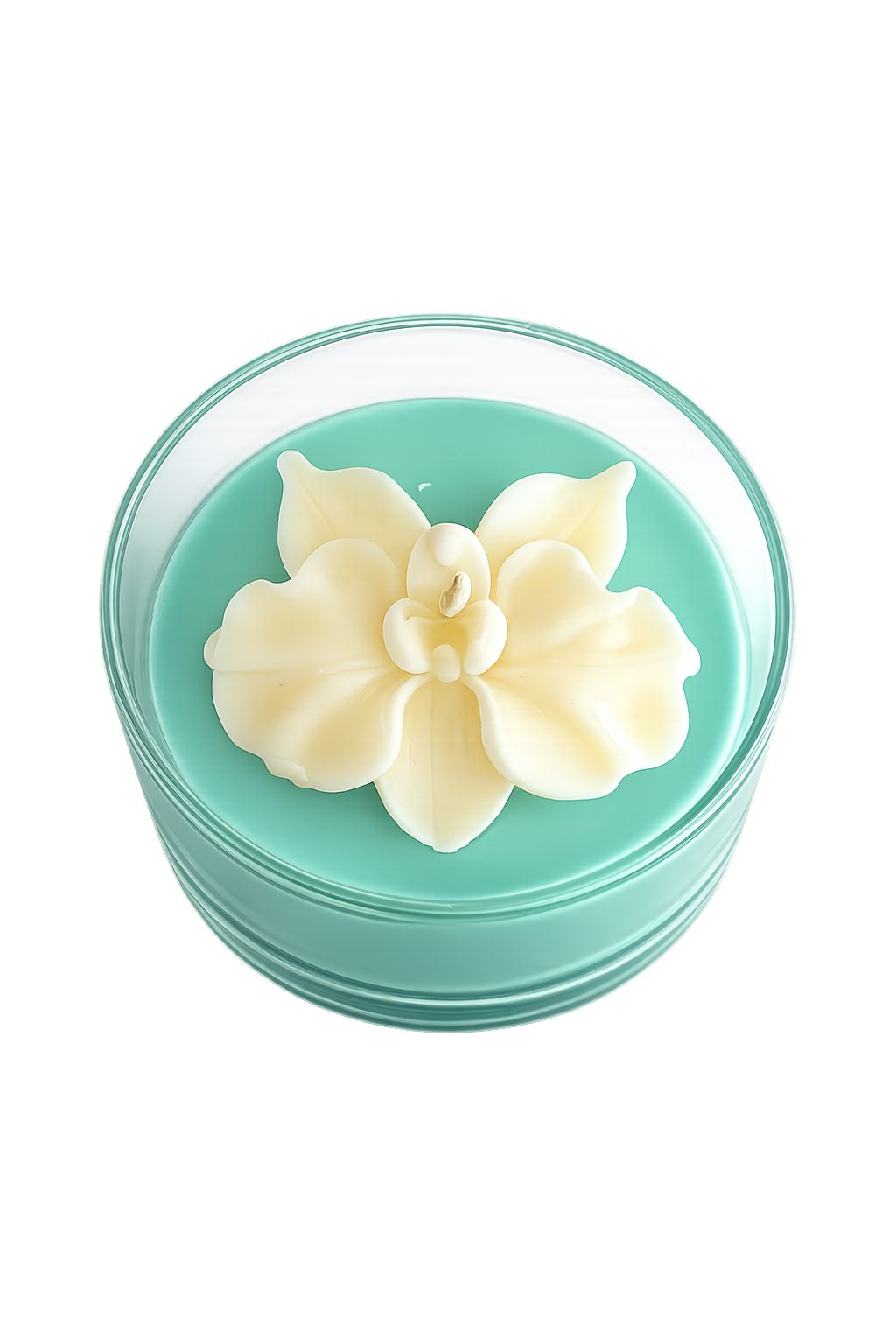 Luxe Geurkaars met Bloem