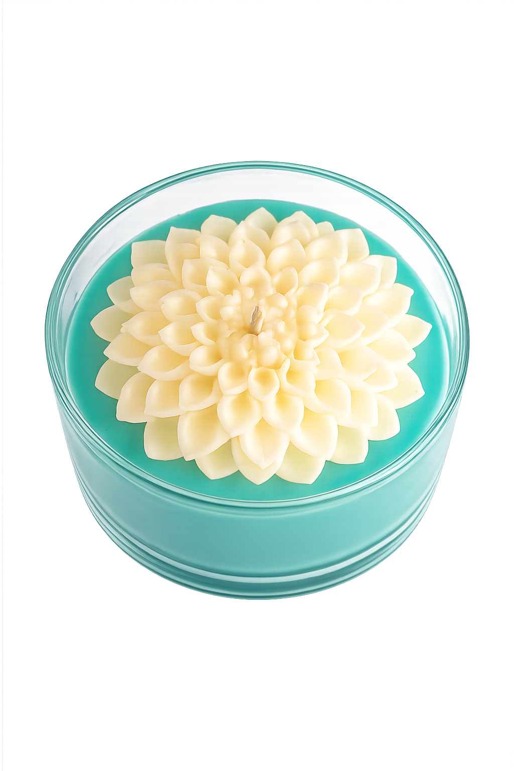 Luxe Geurkaars met Bloem