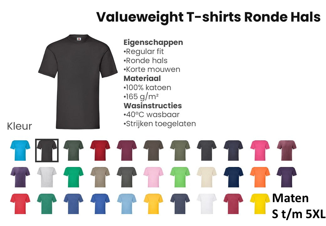 T-shirt met opdruk ronde hals