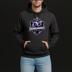 DonGinnos Hoodie Zwart Borstlogo