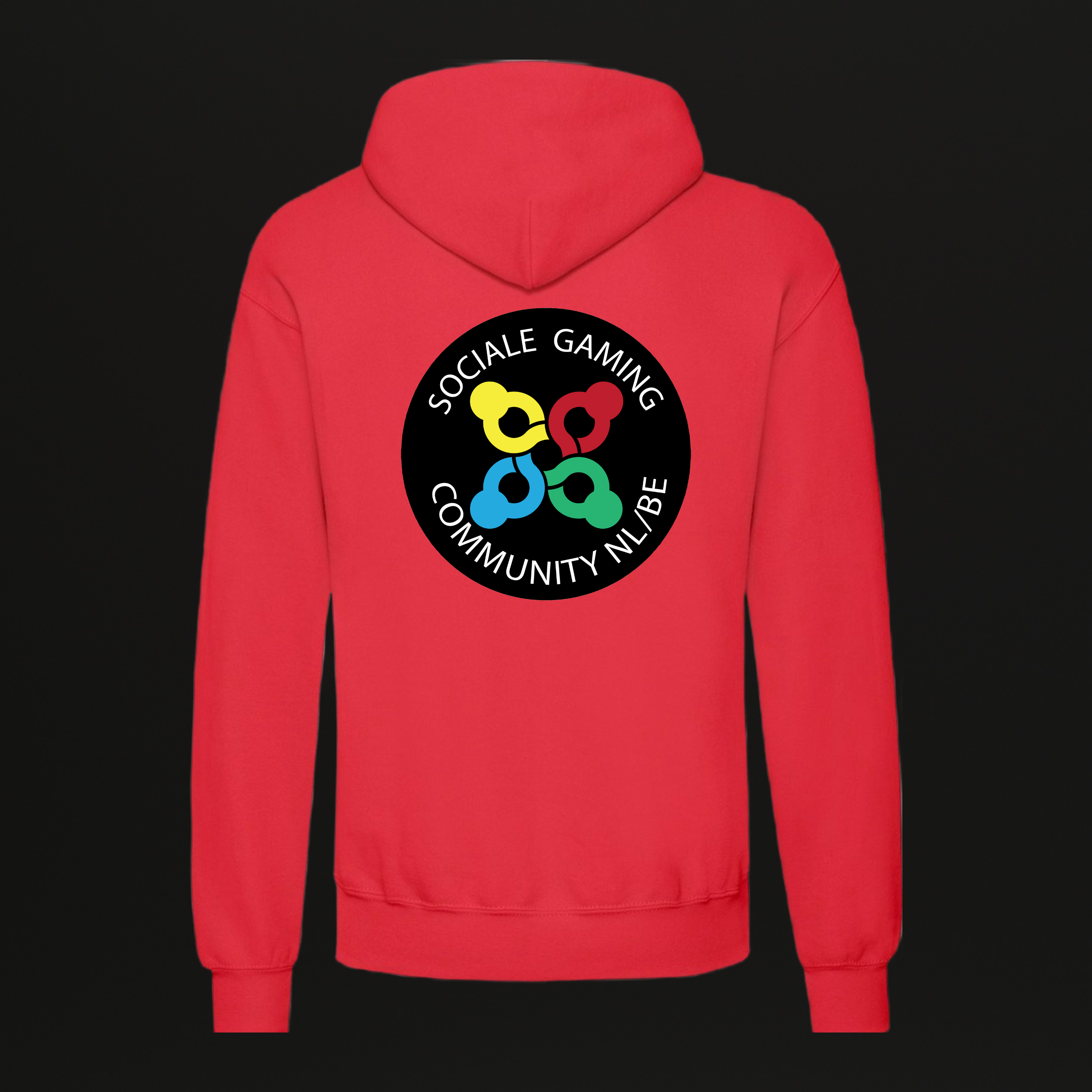 Sociale Gaming Community NL/BE Hoodie Rood