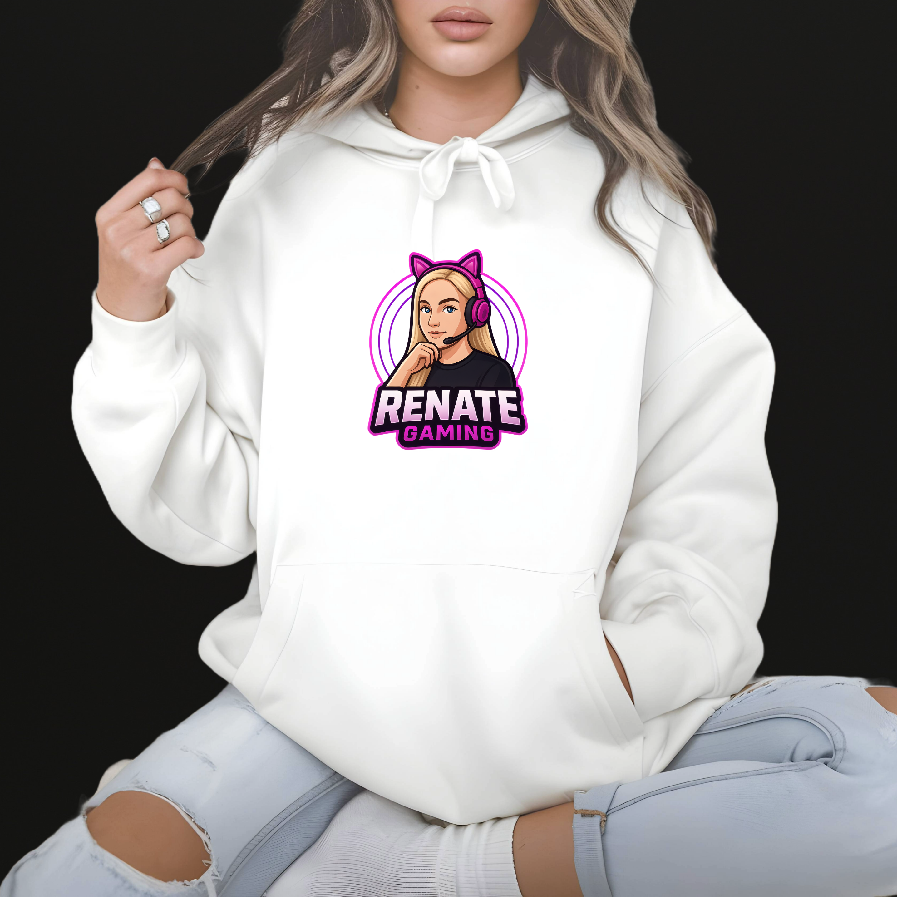 Renate Hoodie Wit