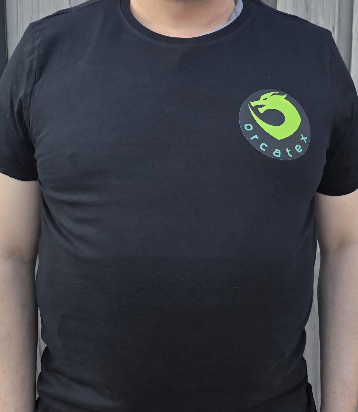 T-shirt met opdruk ronde hals