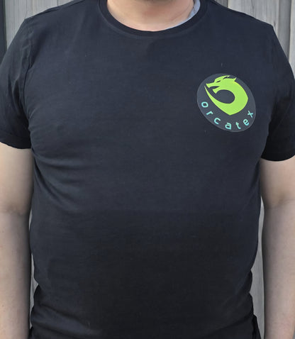 T-shirt met opdruk ronde hals