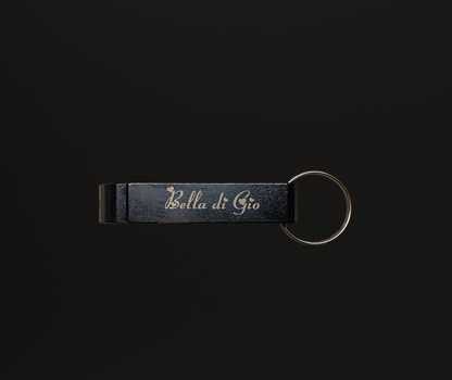 Bella di Gio Flesopener/sleutelhanger Zwart