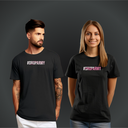 Drop The Mike - Super Premium T-shirt Uniek & Exclusief (Droparmy Borst)