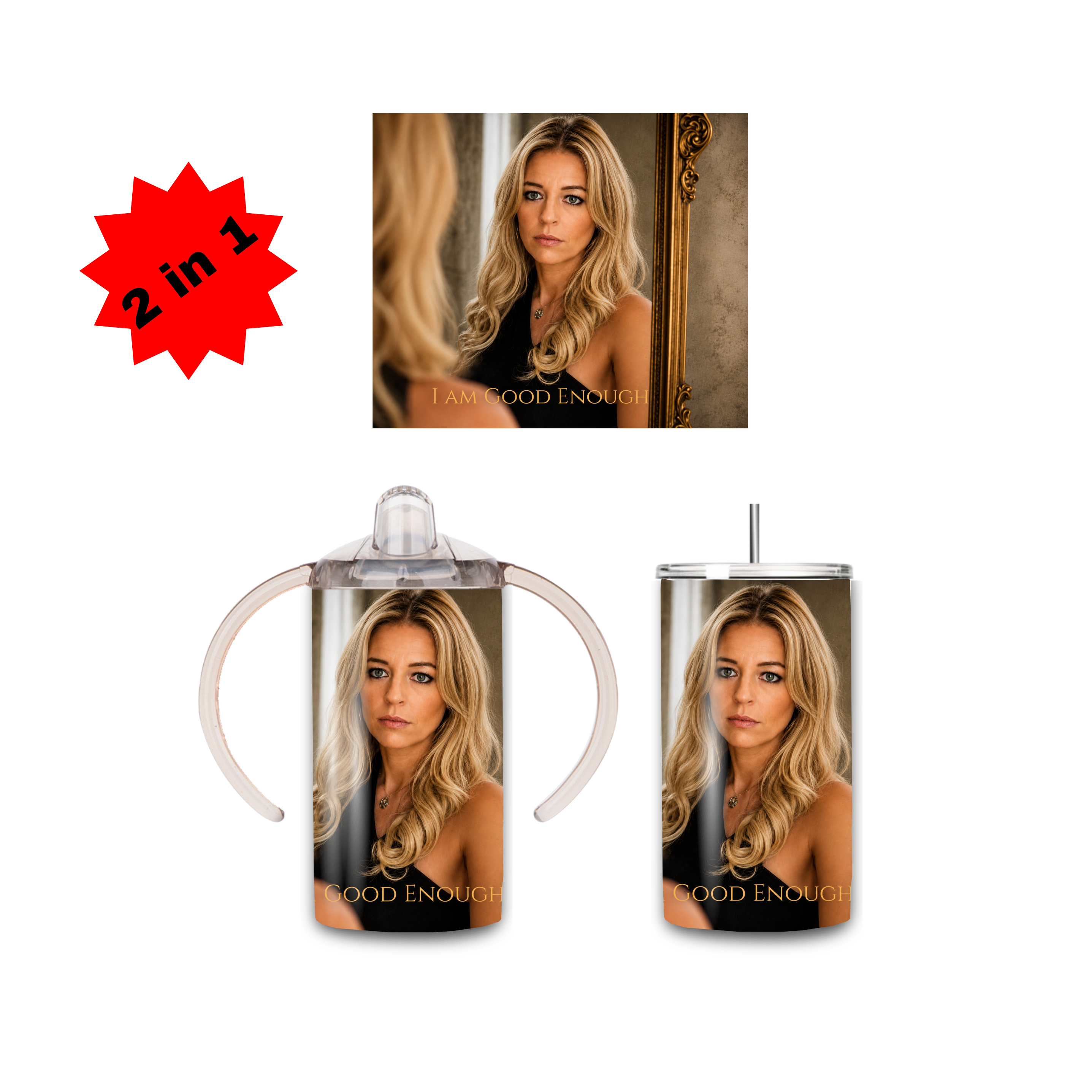 Masiska Mini Tumbler "I am Good Enough"