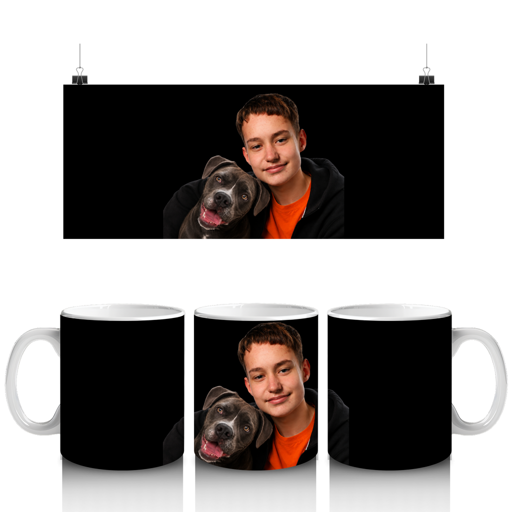 Mok met eigen foto