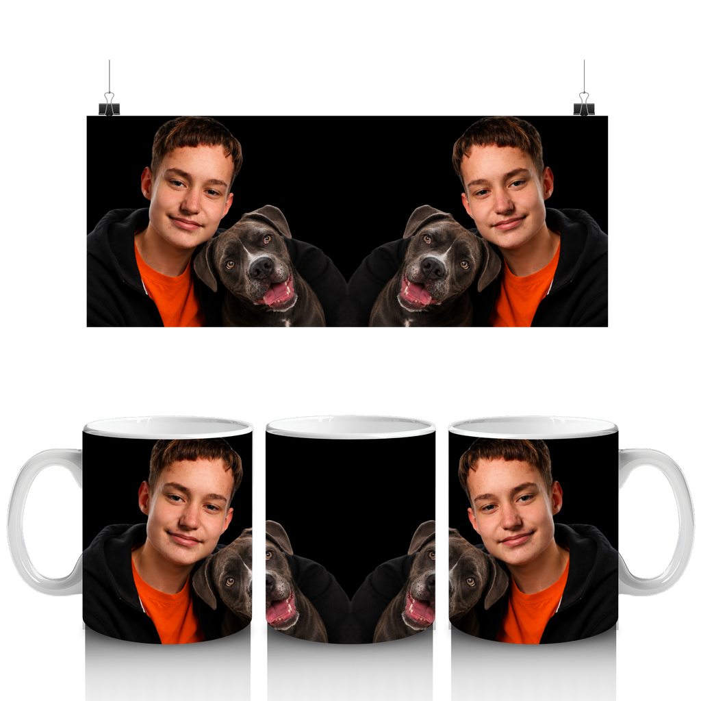 Mok met eigen foto