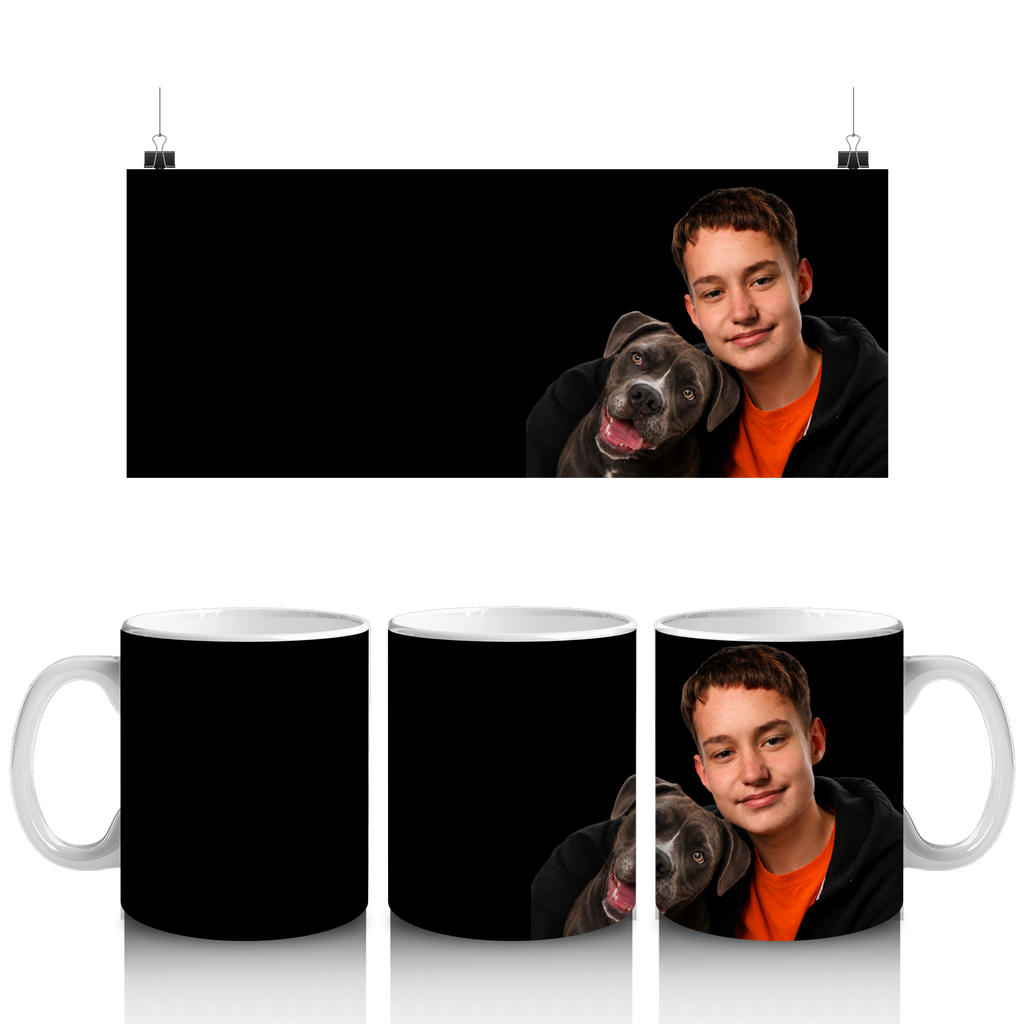 Mok met eigen foto