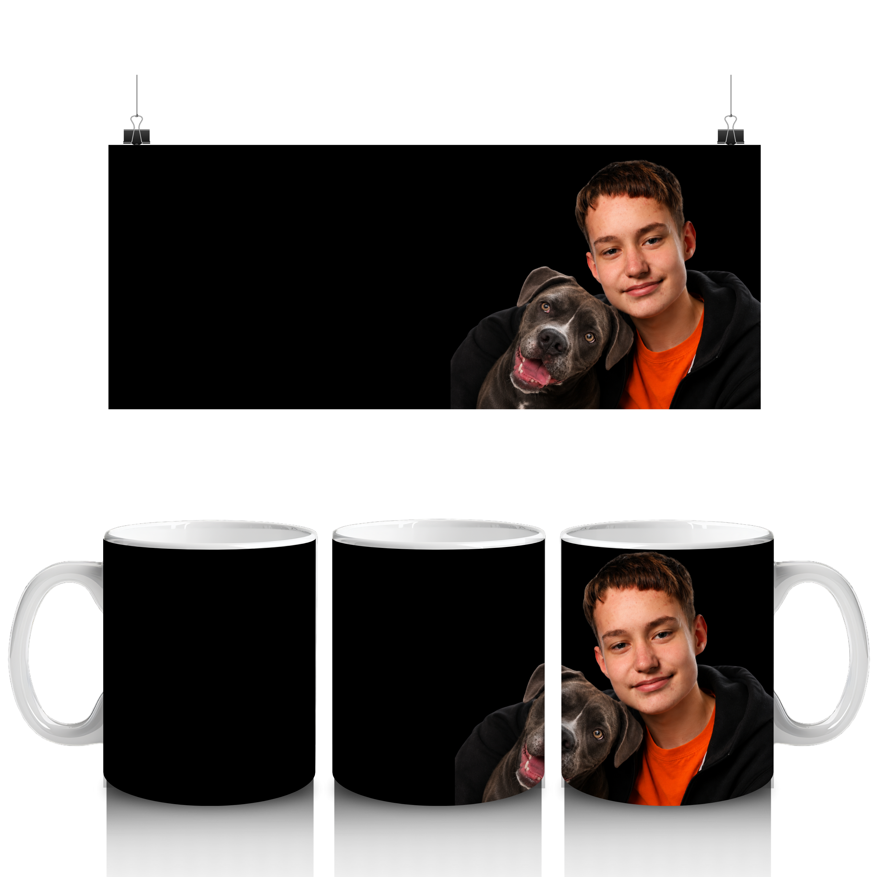 Mok met eigen foto