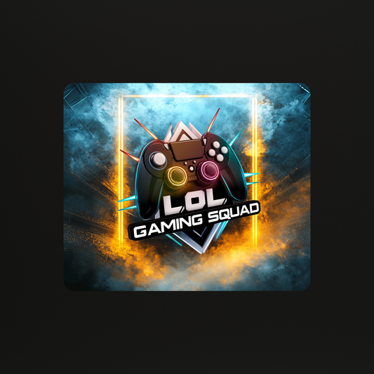 LOL Gaming Squad Muismat Blauw Geel