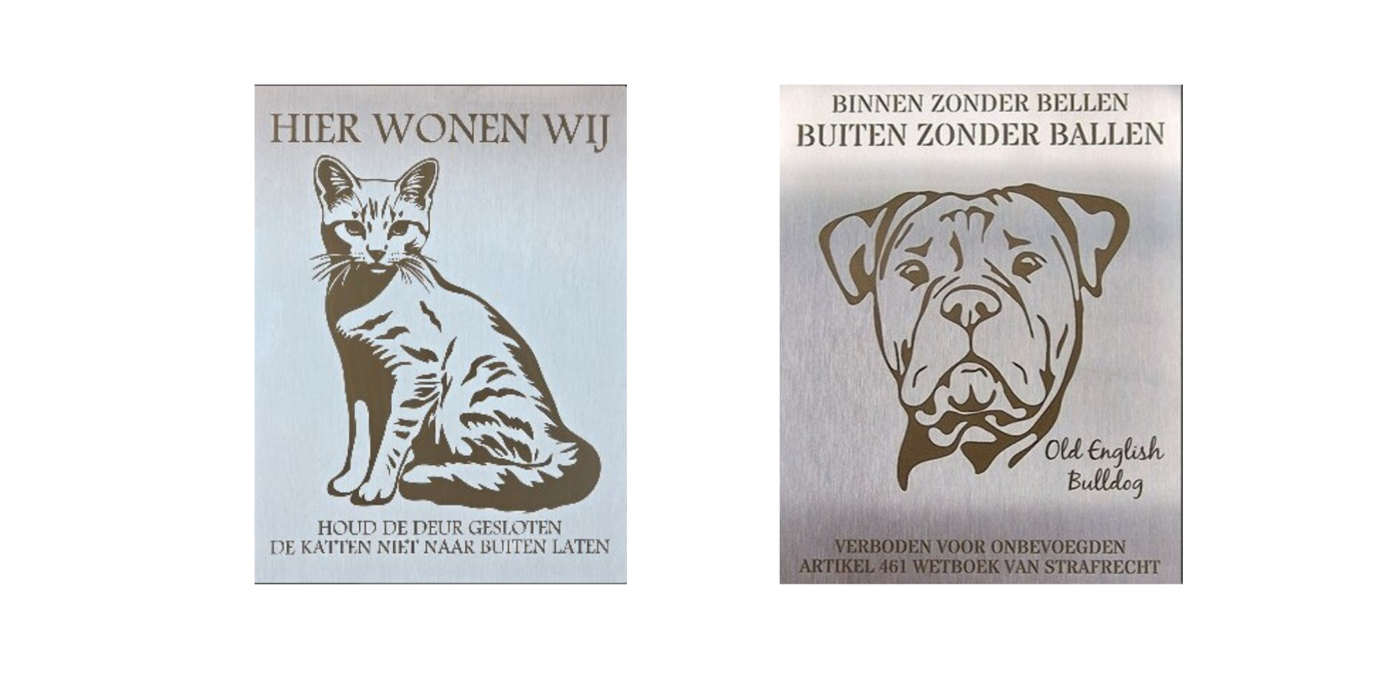 Bord met persoonlijk ontwerp