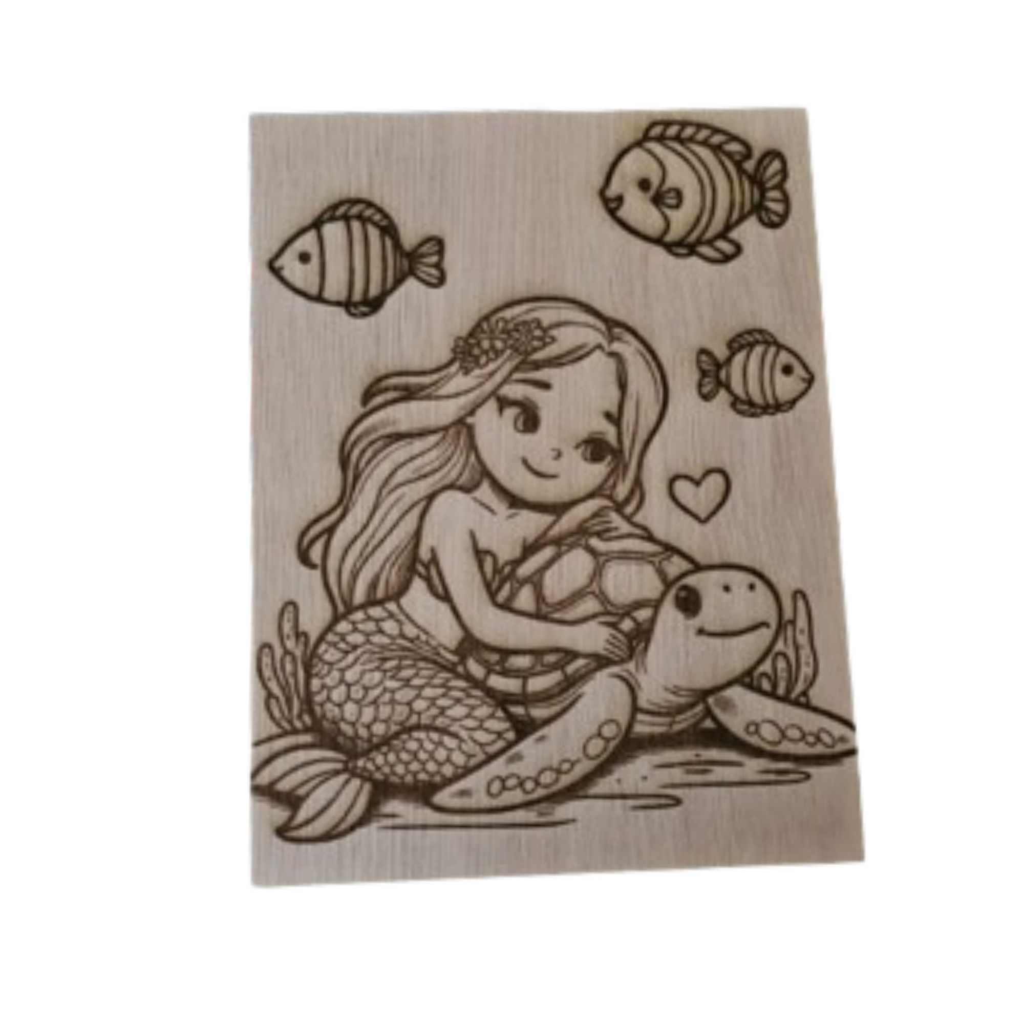 Ausmalbilder aus Holz