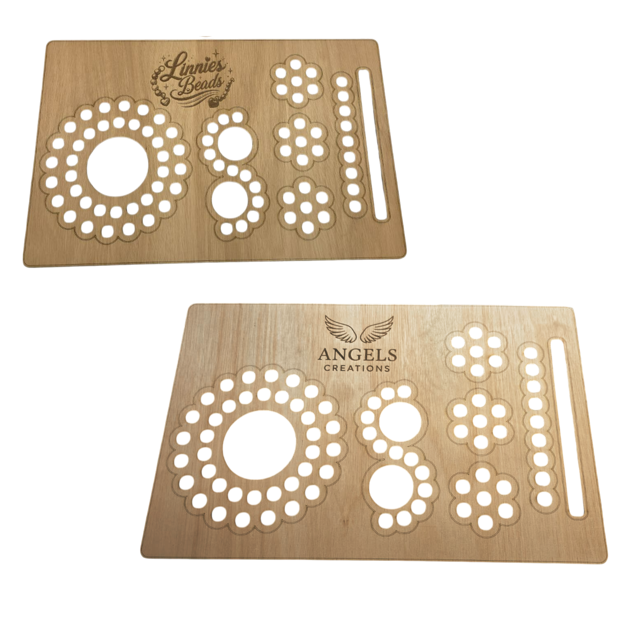 Kralenbord met eigen logo