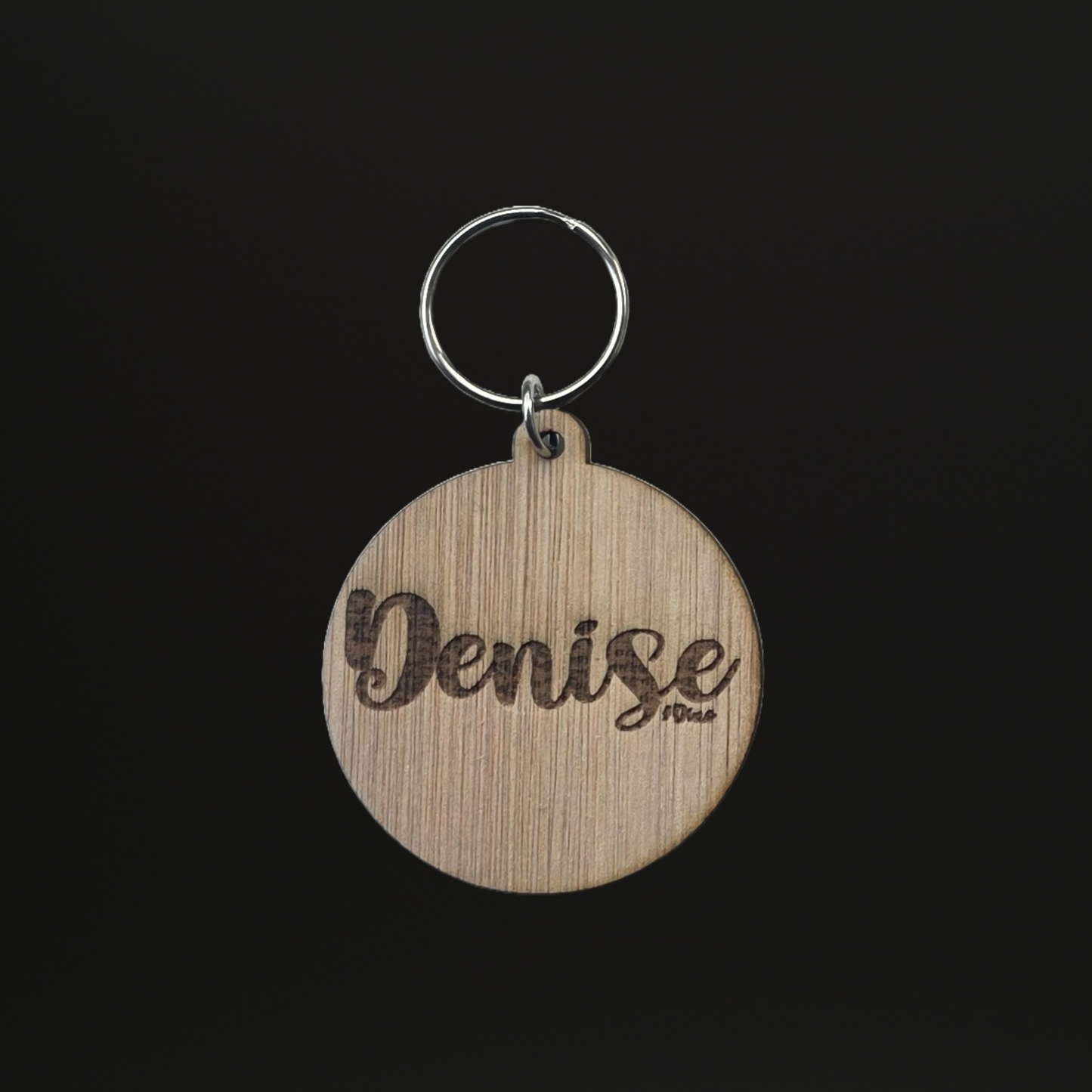 Denise Sleutelhanger hout