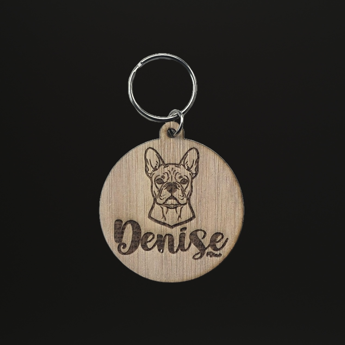 Denise Sleutelhanger hout