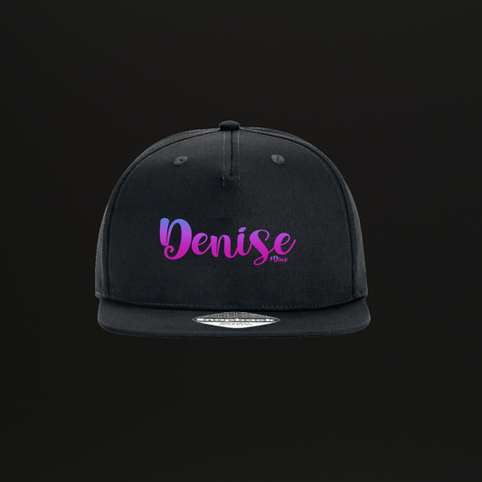 Denise Snapback Pet Zwart Logo