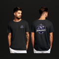 DonGinnos Tshirt Zwart (borst en rug logo)