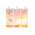 Faith Tumbler Roze Kruis