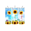 Faith Tumbler Faith Hope Love Zonnebloemen