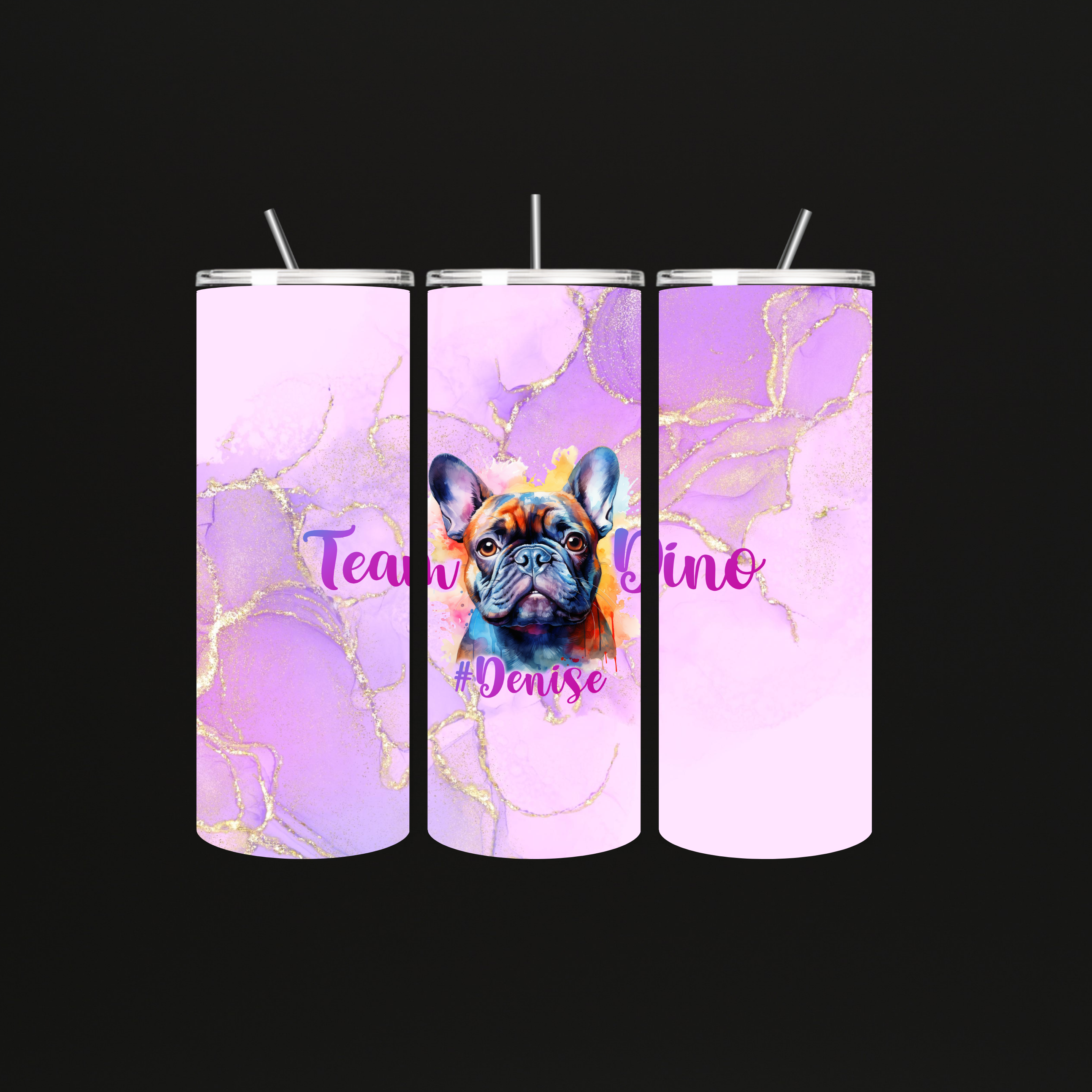 LGS Denise Tumbler Marble Pink
