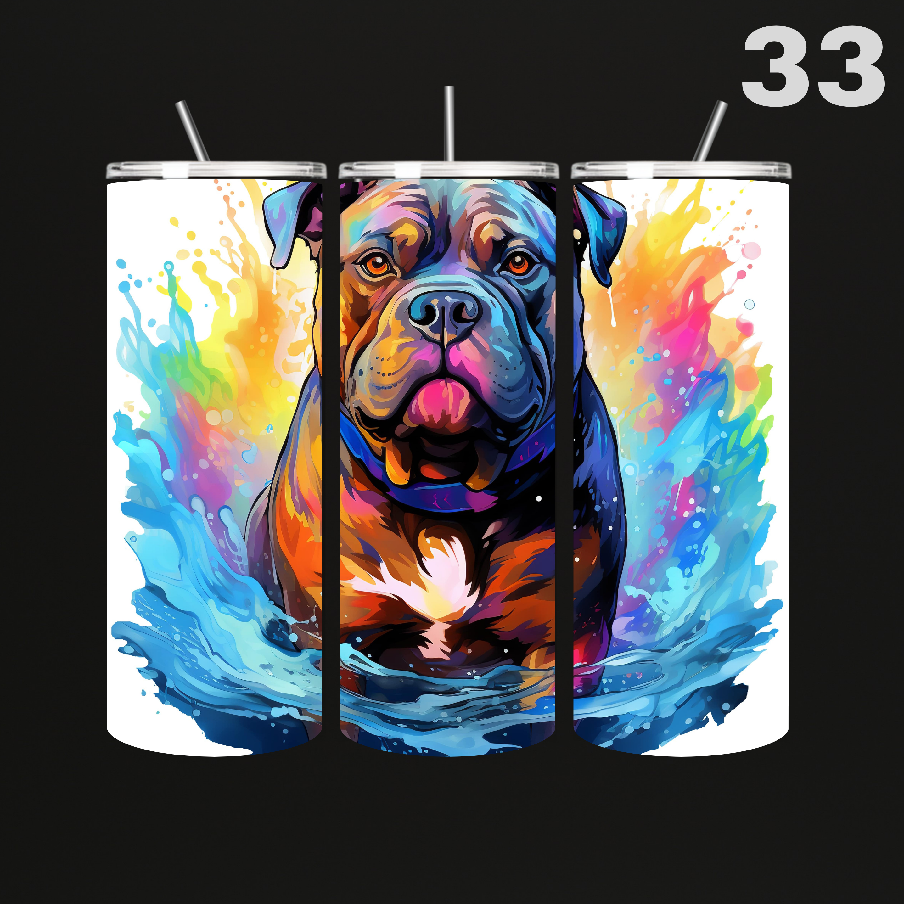 Tumbler Hond Bully's-Bulldogs