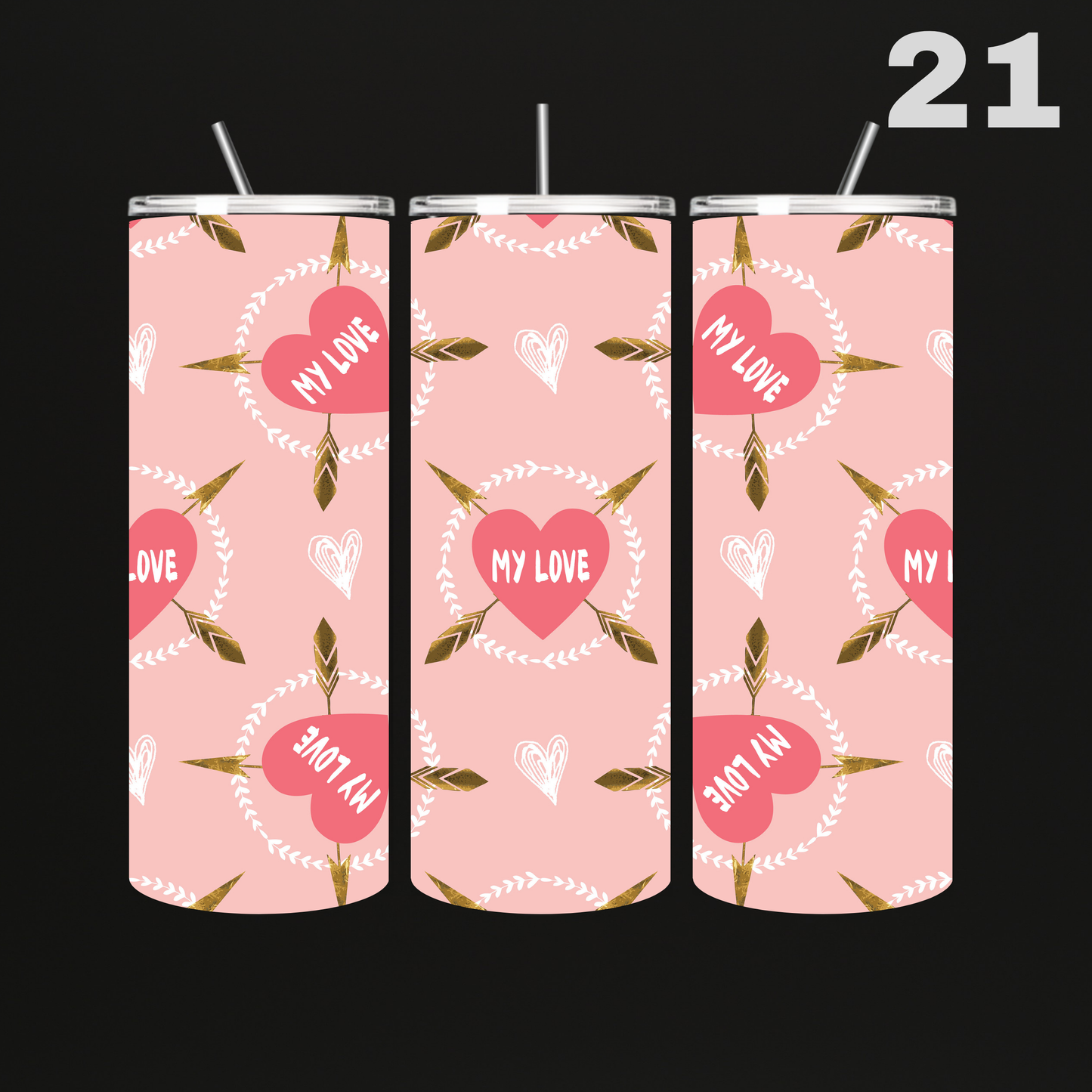 Tumblers Hartjes